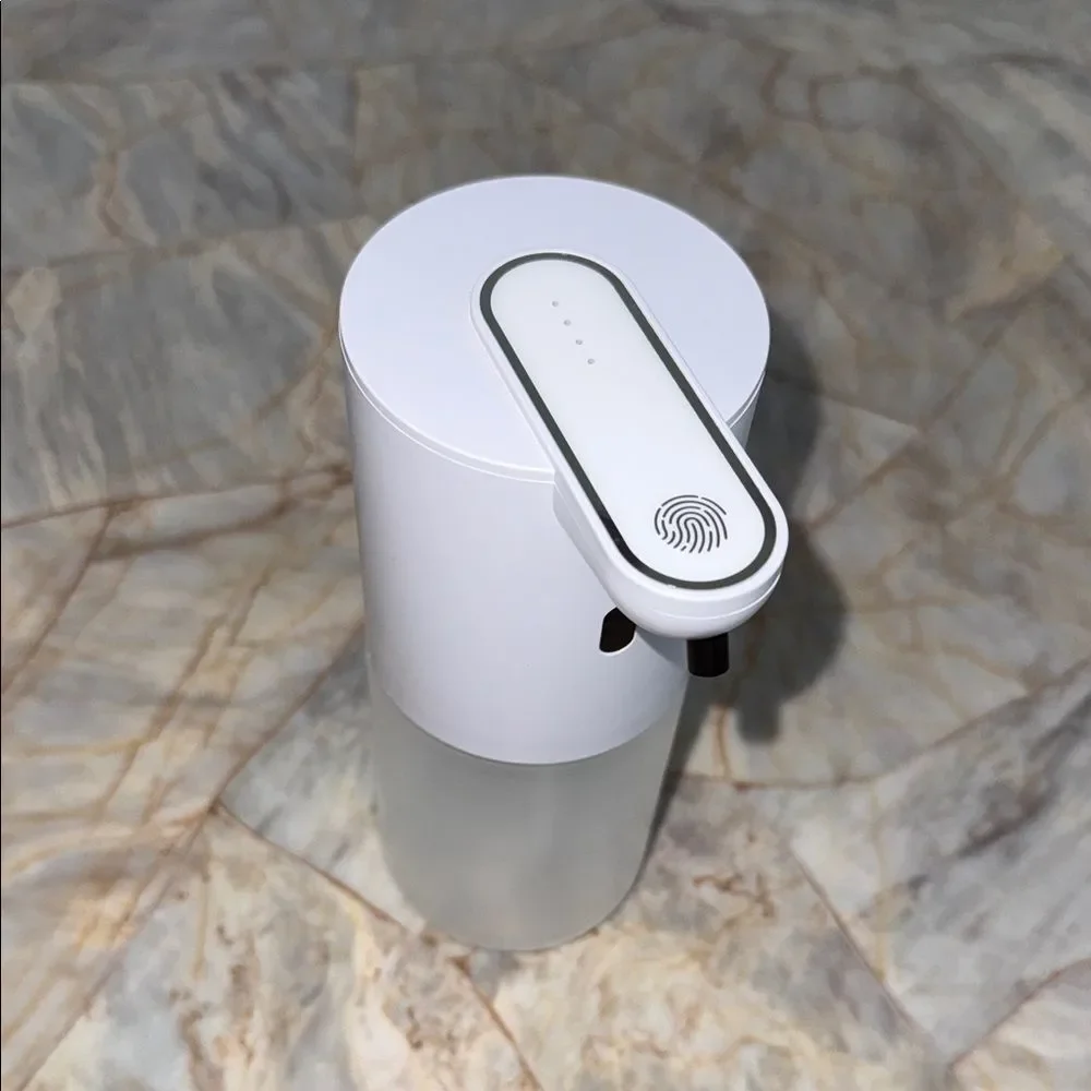 Automatic Soap Dispenser Touchless Infrared Sensor USB Rechargeable White